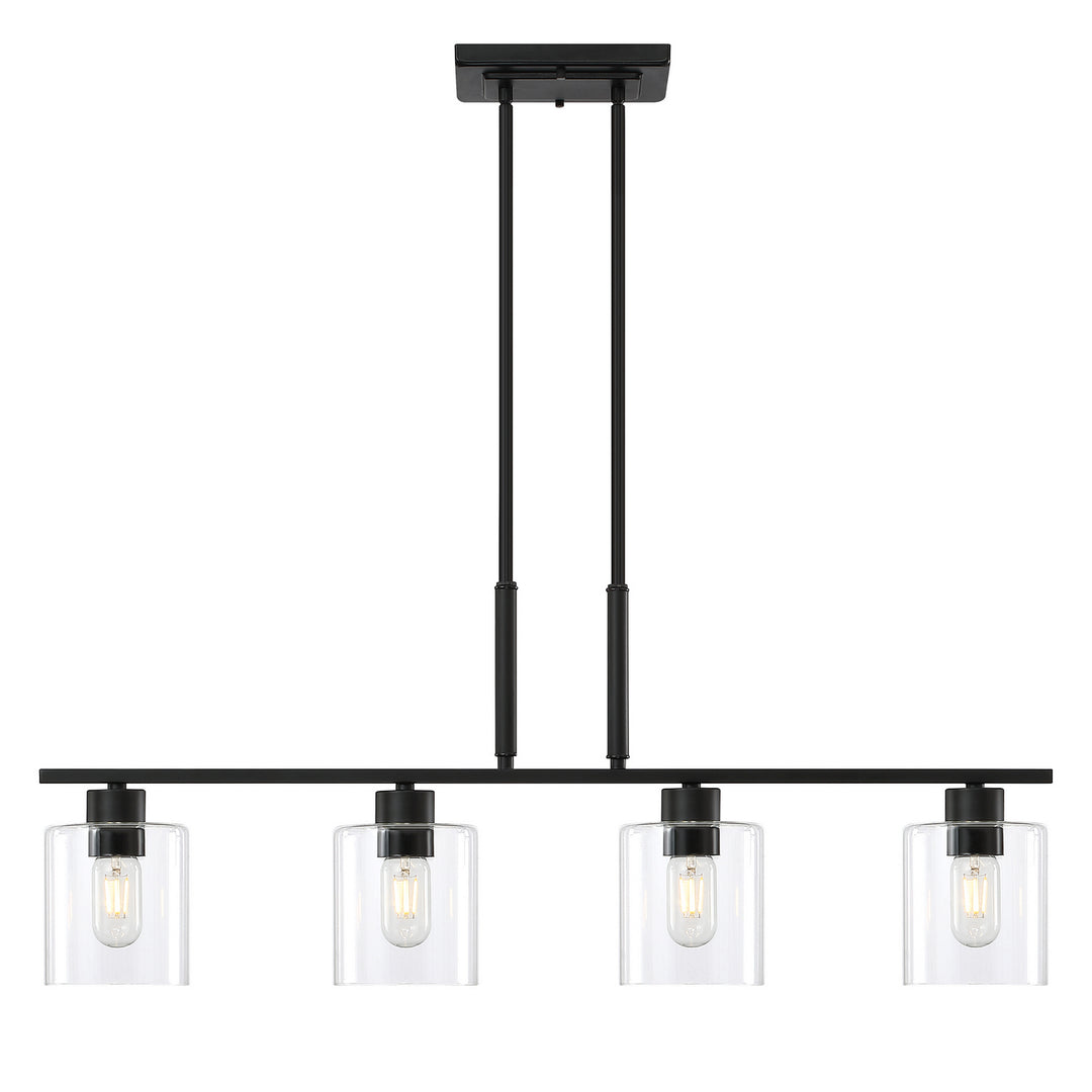 Forte Fiona 2664-04-04 Pendant Light - Black