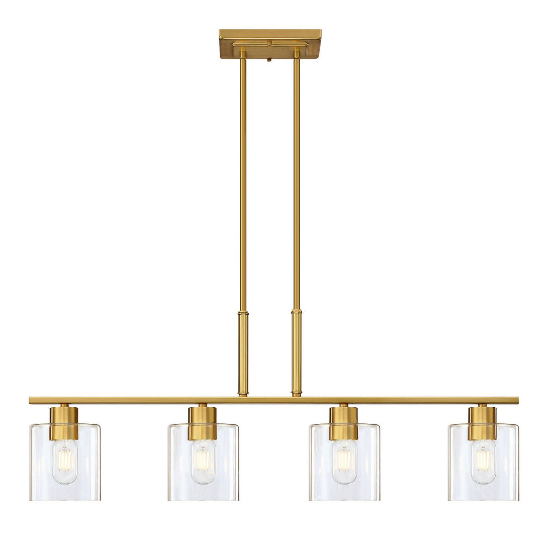 Forte Fiona 2664-04-12 Pendant Light - Soft Gold