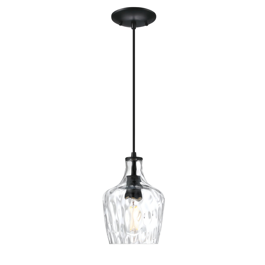 Forte Milo 2770-01-04 Pendant Light - Black