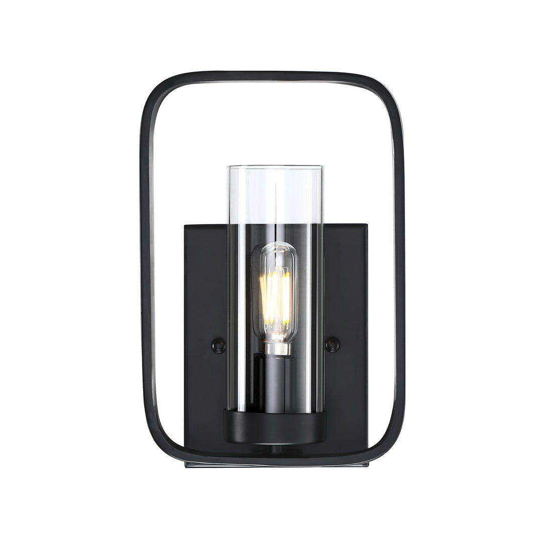Forte Kineo 5197-01-04 Wall Light - Black