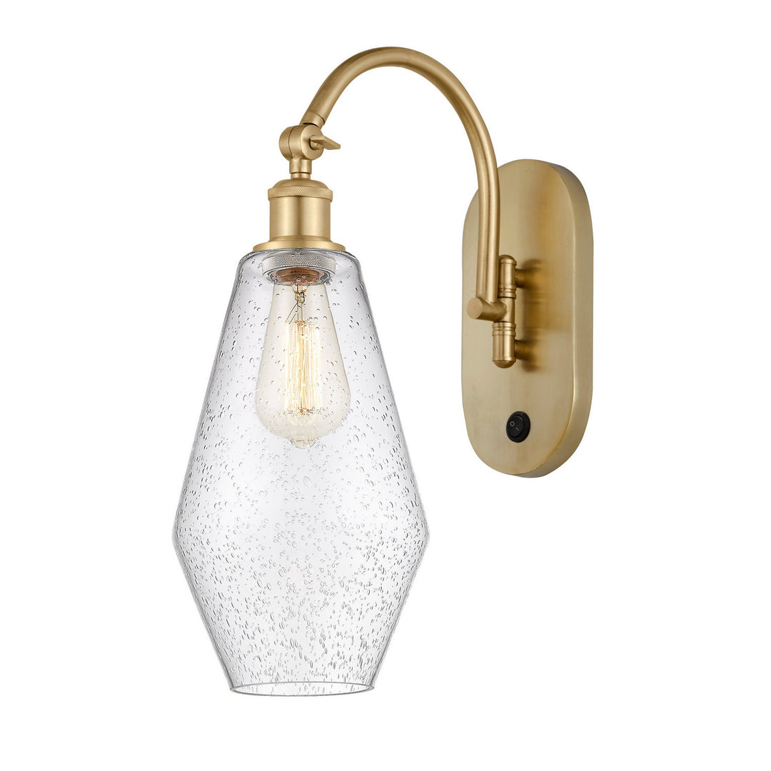 Innovations Ballston 518-1W-SG-G654-7 Wall Sconce Light - Satin Gold