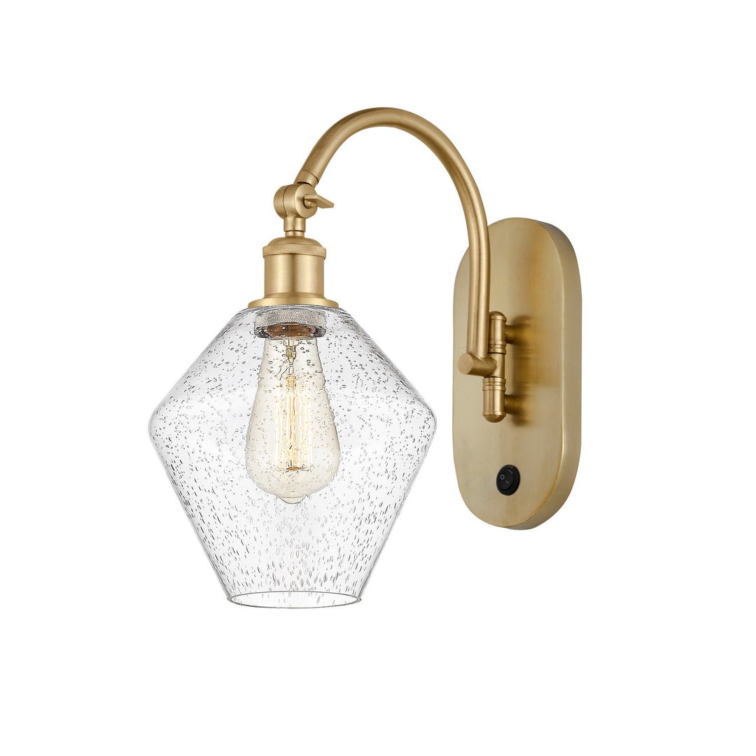 Innovations Ballston 518-1W-SG-G654-8-LED Wall Sconce Light - Satin Gold