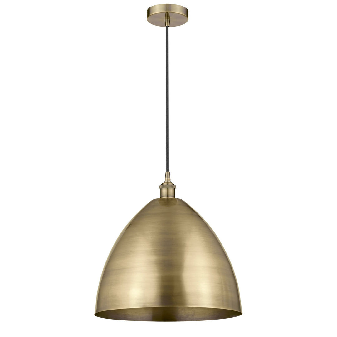 Innovations Edison 616-1P-AB-MBD-16-AB-LED Pendant Light - Antique Brass