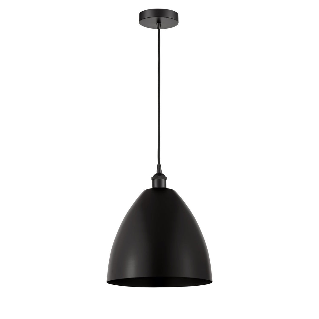 Innovations Edison 616-1P-BK-MBD-12-BK Pendant Light - Matte Black