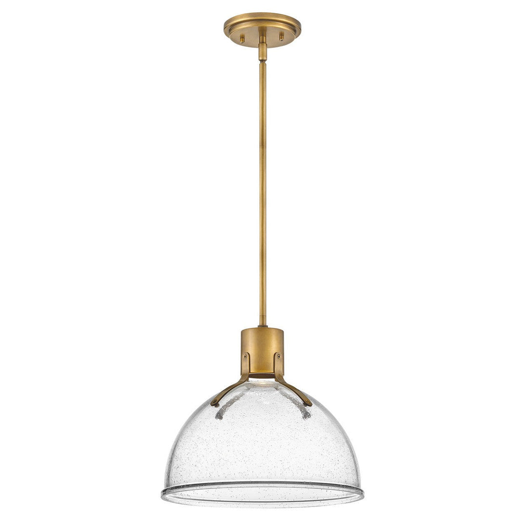 Hinkley Argo 3487HB-CS Pendant Light - Heritage Brass with Clear Seedy glass