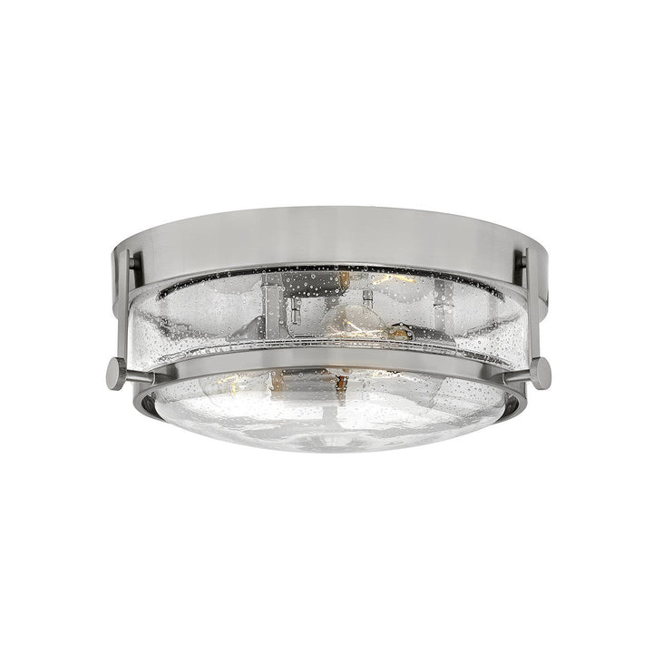 Hinkley Harper 3640BN-CS Ceiling Light - Brushed Nickel with Clear Seedy glass