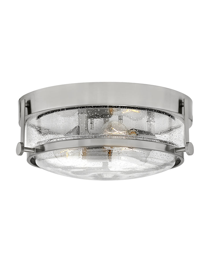 Hinkley Harper 3640BN-CS Ceiling Light - Brushed Nickel with Clear Seedy glass