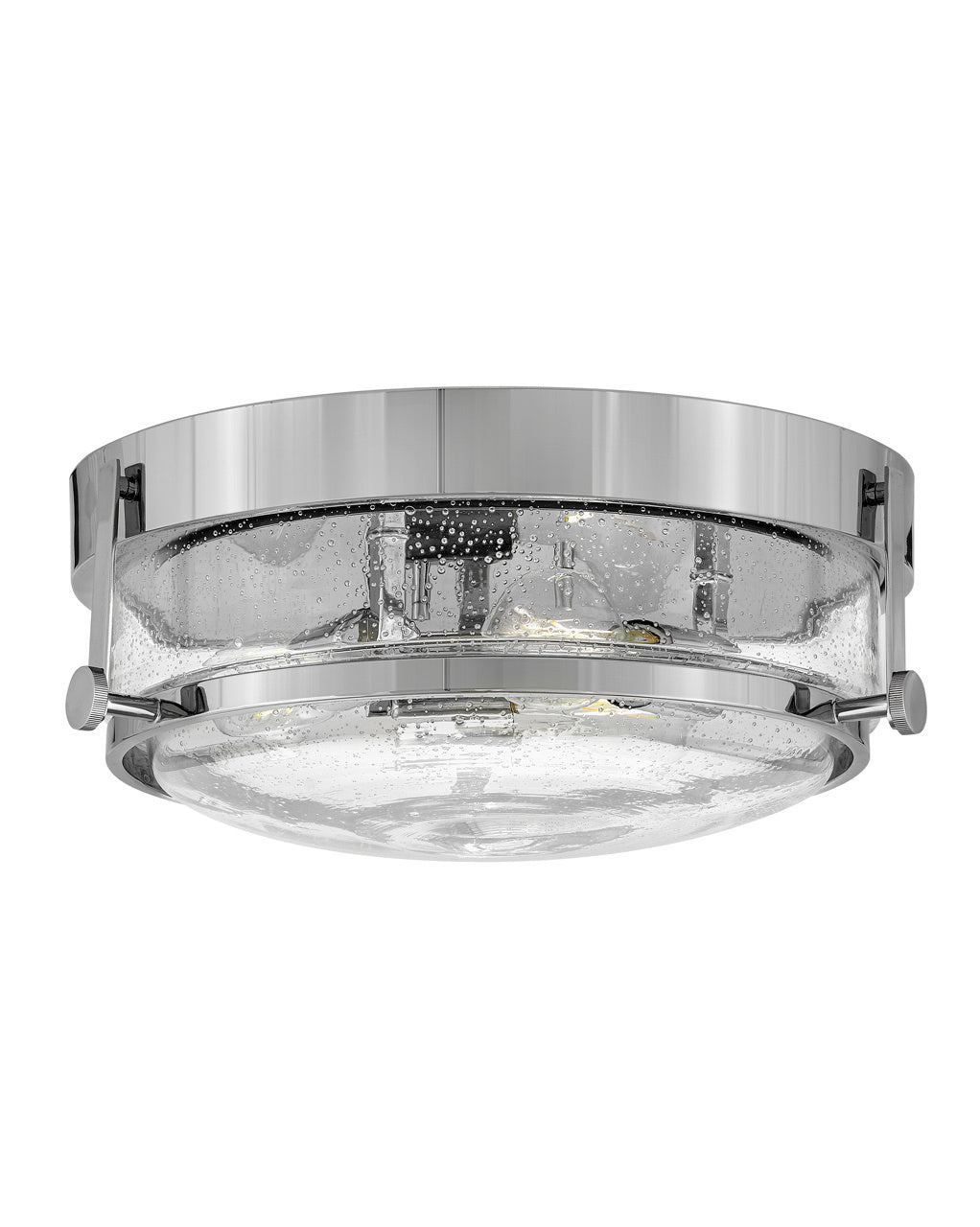 Hinkley Harper 3640CM-CS Ceiling Light - Chrome with Clear Seedy glass