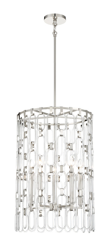 George Kovacs Charming P5385-613 Pendant Light - Polished Nickel
