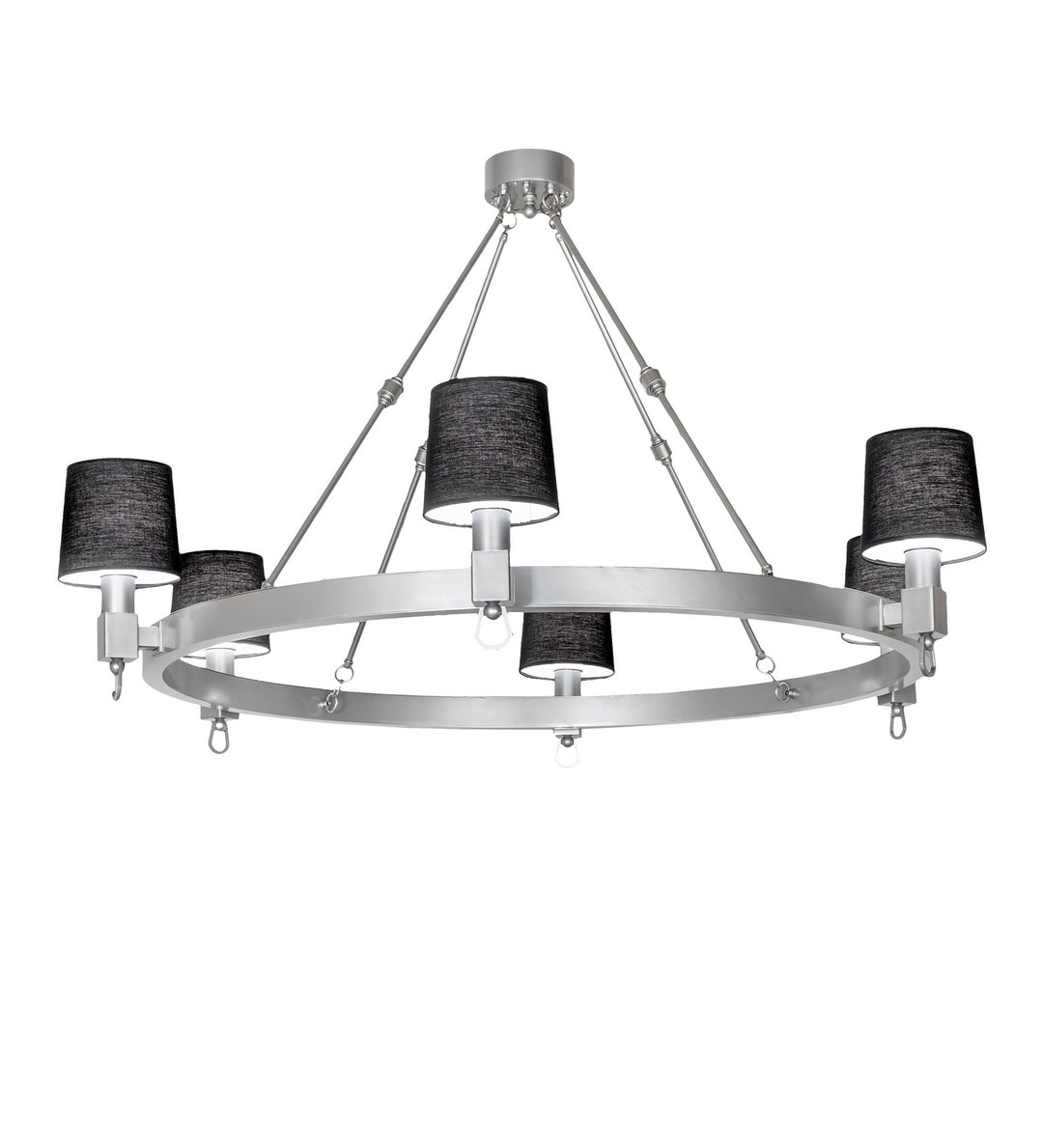 Meyda Tiffany Luebeck 229819 Chandelier Light - Nickel