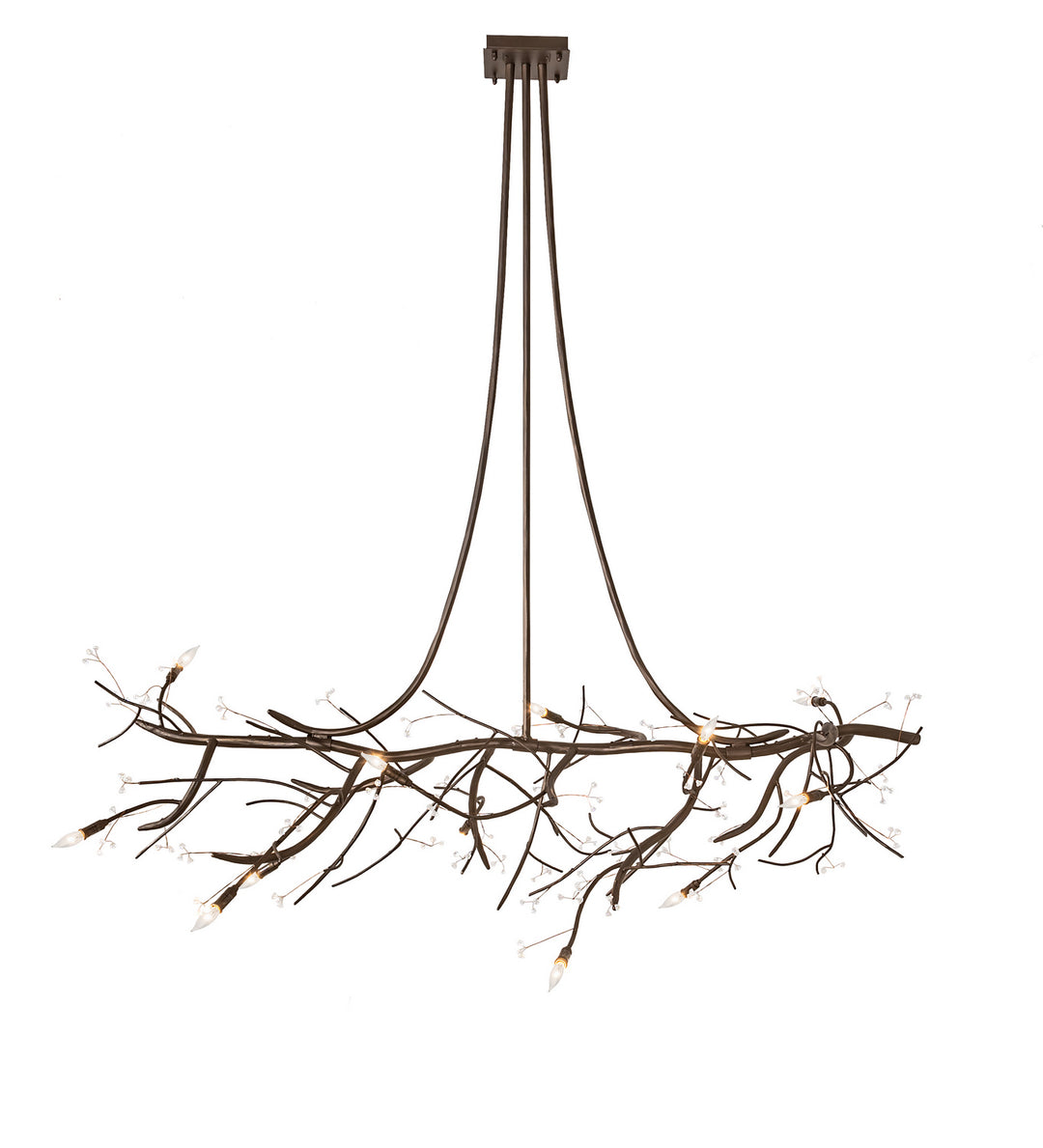 Meyda Tiffany Winter Solstice 251130 Chandelier Light - Bronze