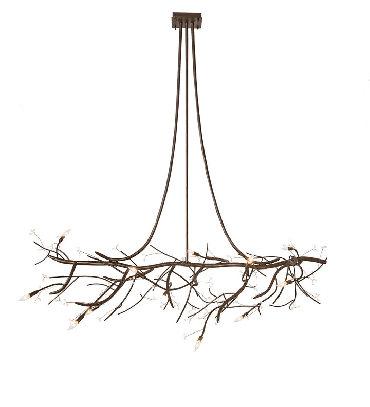 Meyda Tiffany Winter Solstice 251130 Chandelier Light - Bronze