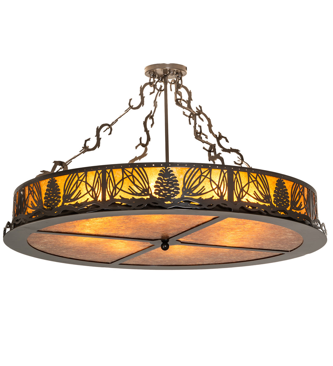 Meyda Tiffany Mountain Pine 254176 Ceiling Light - Timeless Bronze