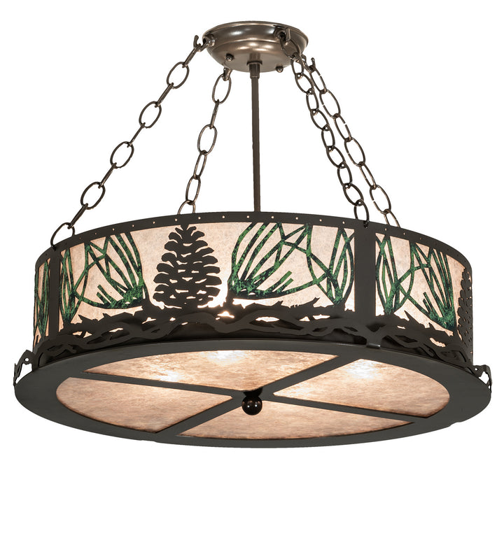 Meyda Tiffany Mountain Pine 254835 Ceiling Light - Timeless Bronze