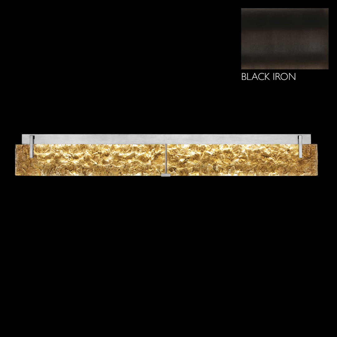 Fine Art Terra 913950-12ST Bath Vanity Light 49 in. wide - Black