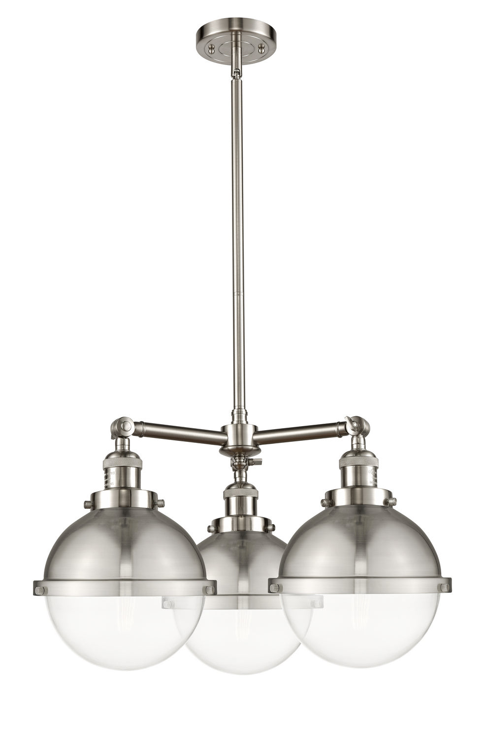 Innovations Franklin Restoration 207-SN-HFS-82-SN-LED Chandelier Light - Brushed Satin Nickel