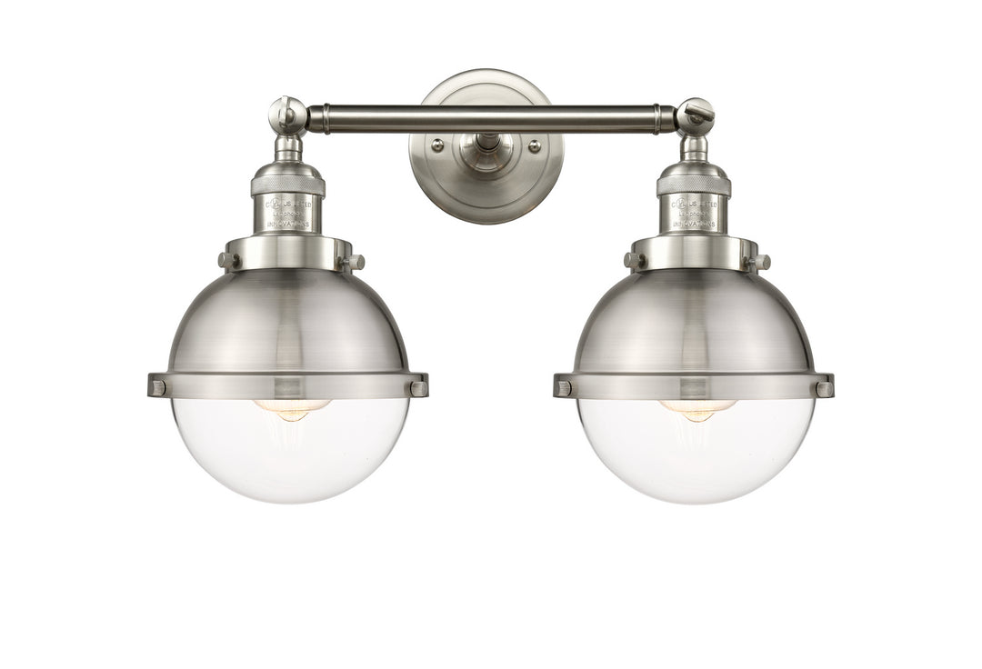 Innovations Franklin Restoration 208-SN-HFS-62-SN-LED Bath Vanity Light 18 in. wide - Brushed Satin Nickel