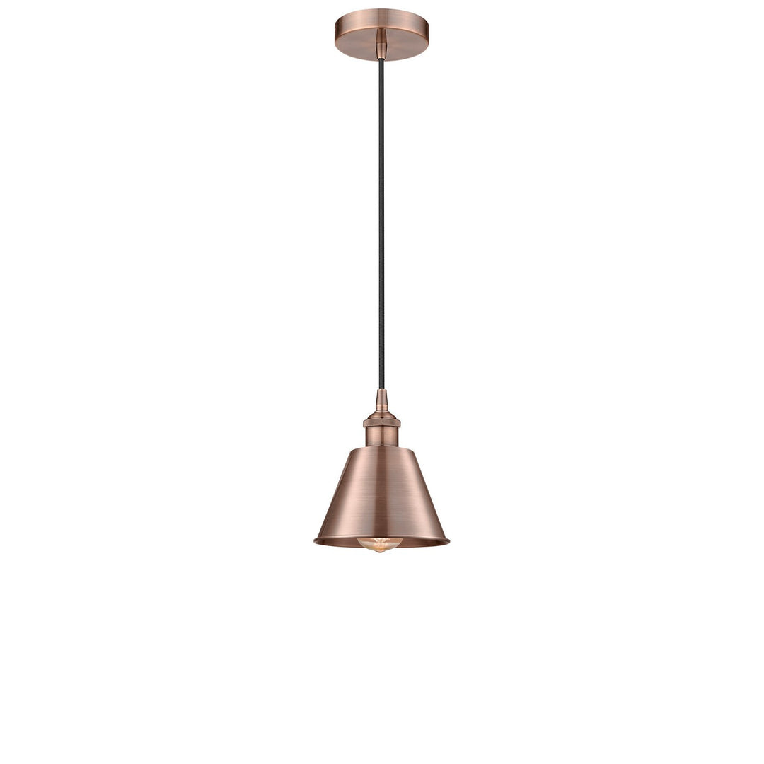 Innovations Edison 616-1P-AC-M8-LED Pendant Light - Antique Copper