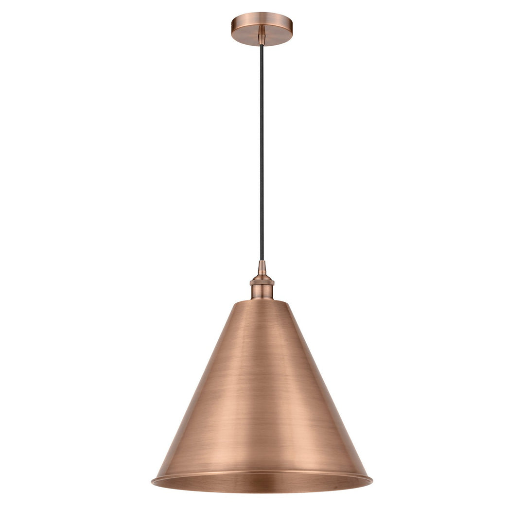 Innovations Edison 616-1P-AC-MBC-16-AC-LED Pendant Light - Antique Copper