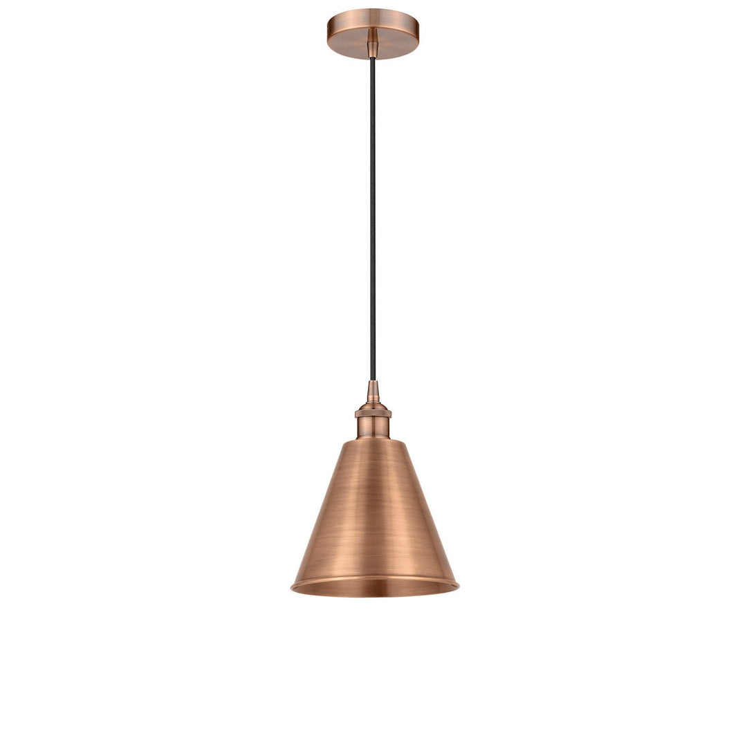 Innovations Edison 616-1P-AC-MBC-8-AC Pendant Light - Antique Copper
