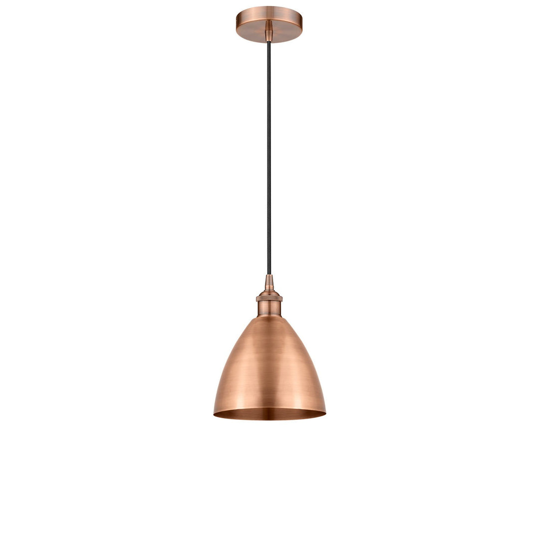 Innovations Edison 616-1P-AC-MBD-75-AC-LED Pendant Light - Antique Copper