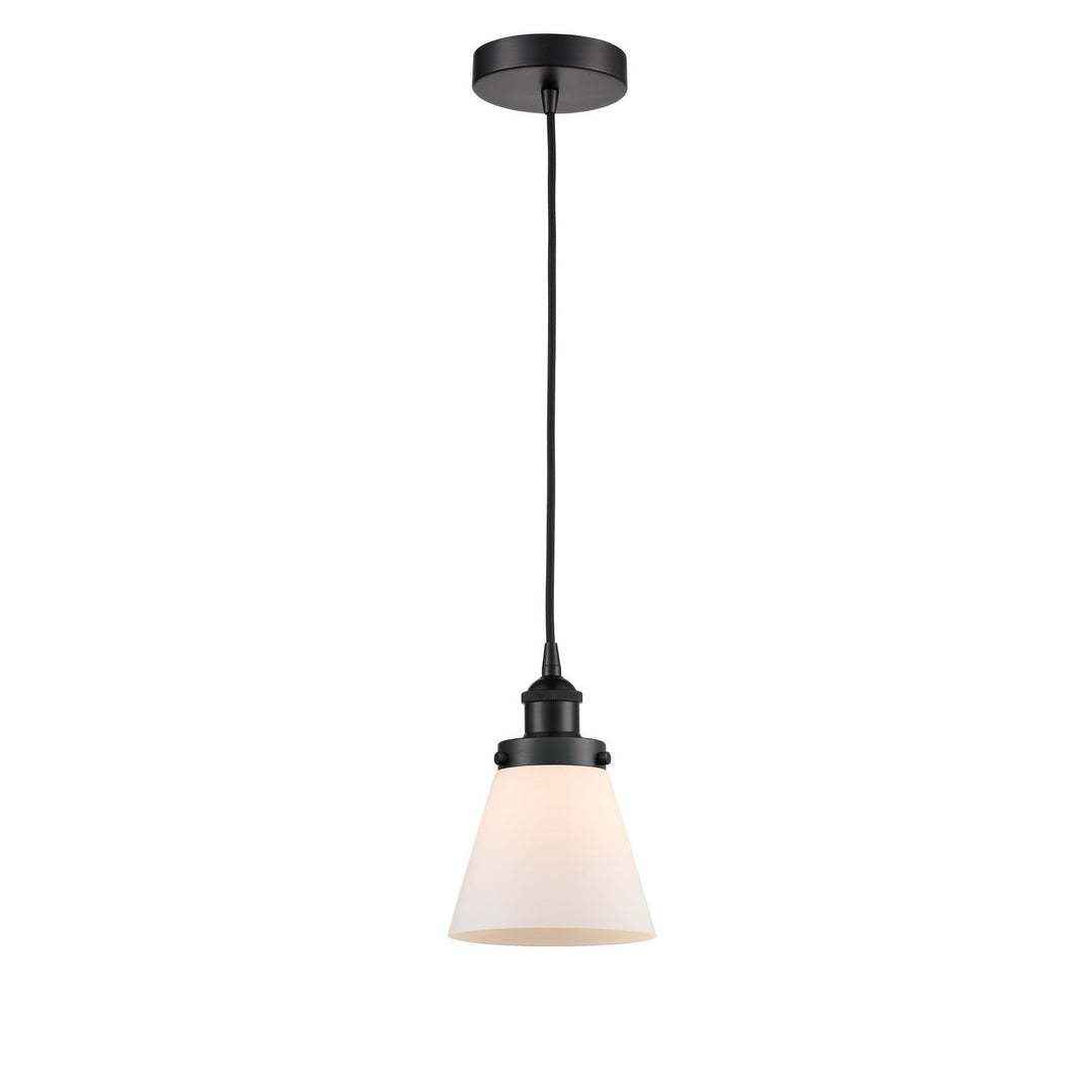 Innovations Edison 616-1PH-BK-G61 Pendant Light - Matte Black