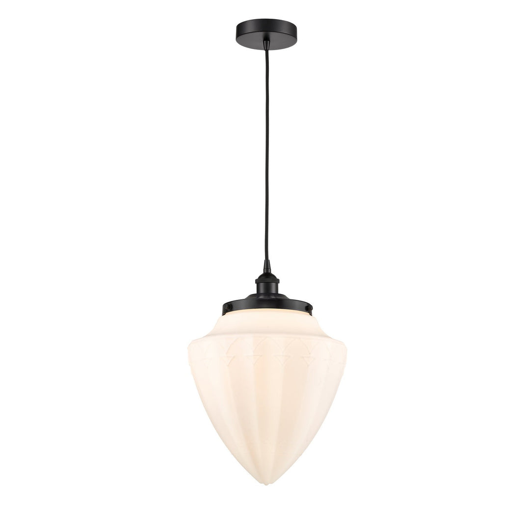 Innovations Edison 616-1PH-BK-G661-12-LED Pendant Light - Matte Black