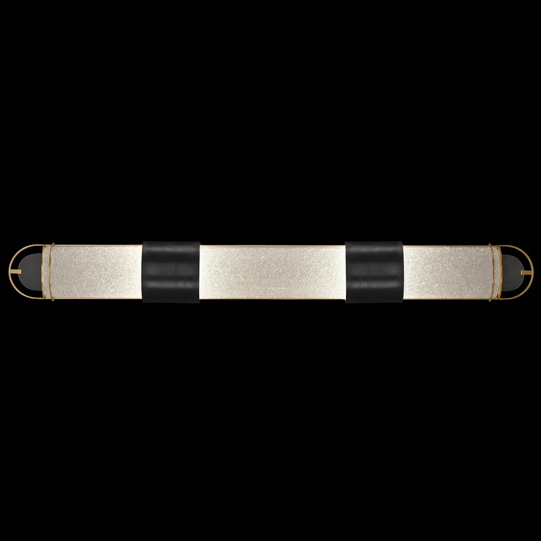 Fine Art Bond 915950-21ST Bath Vanity Light 48 in. wide - Black/Gold