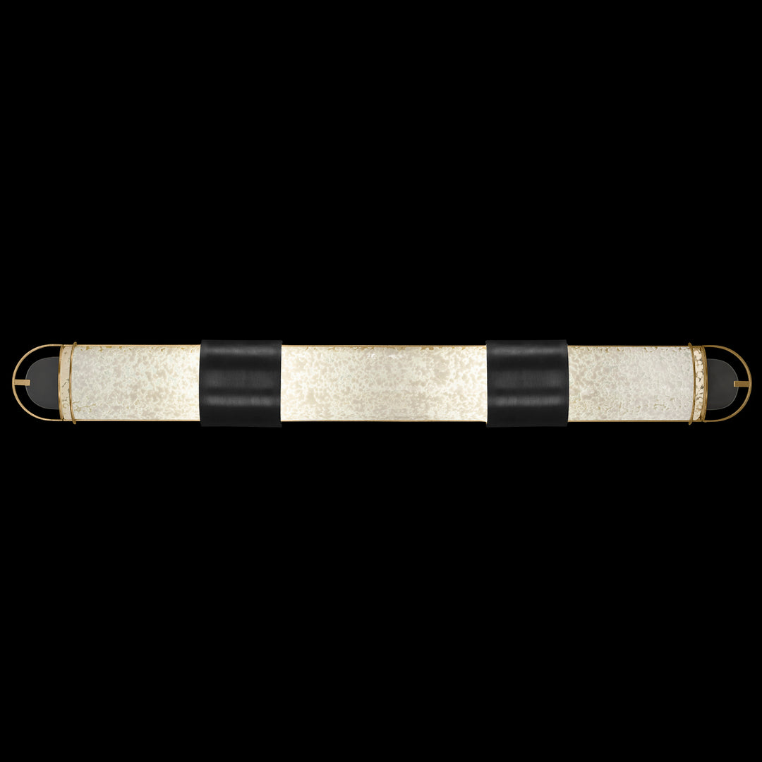 Fine Art Bond 915950-22ST Bath Vanity Light 48 in. wide - Black/Gold