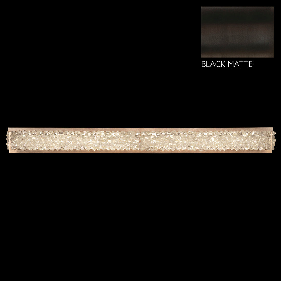 Fine Art Arctic Halo 916150-2ST Bath Vanity Light 50 in. wide - Black