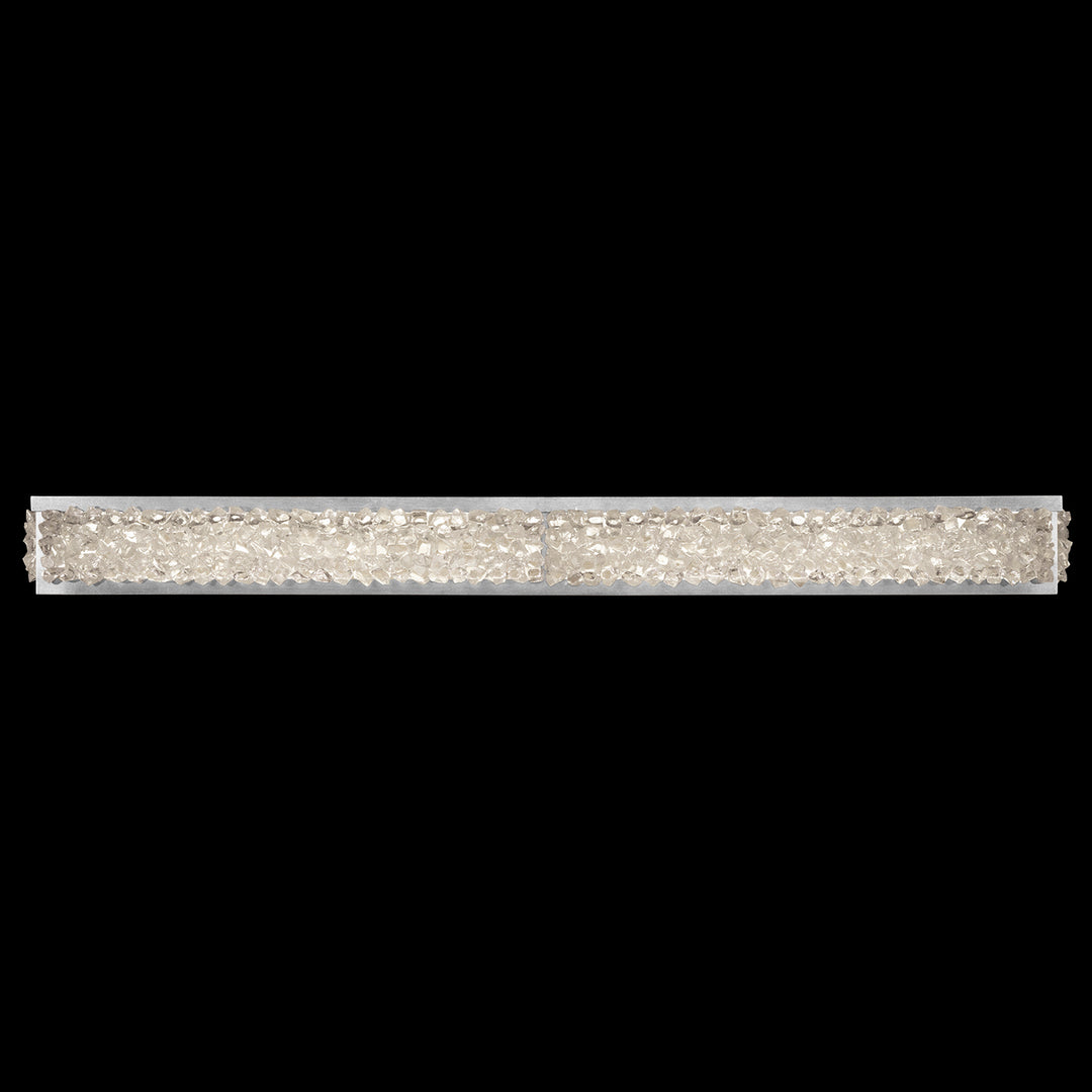 Fine Art Arctic Halo 916150ST Bath Vanity Light 50 in. wide - Silver