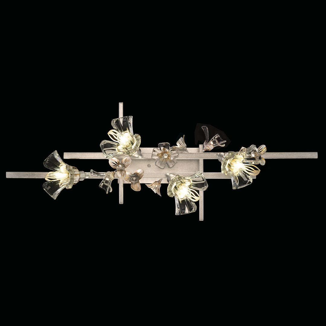 Fine Art Azu 916350-1ST Bath Vanity Light 37 in. wide - Silver