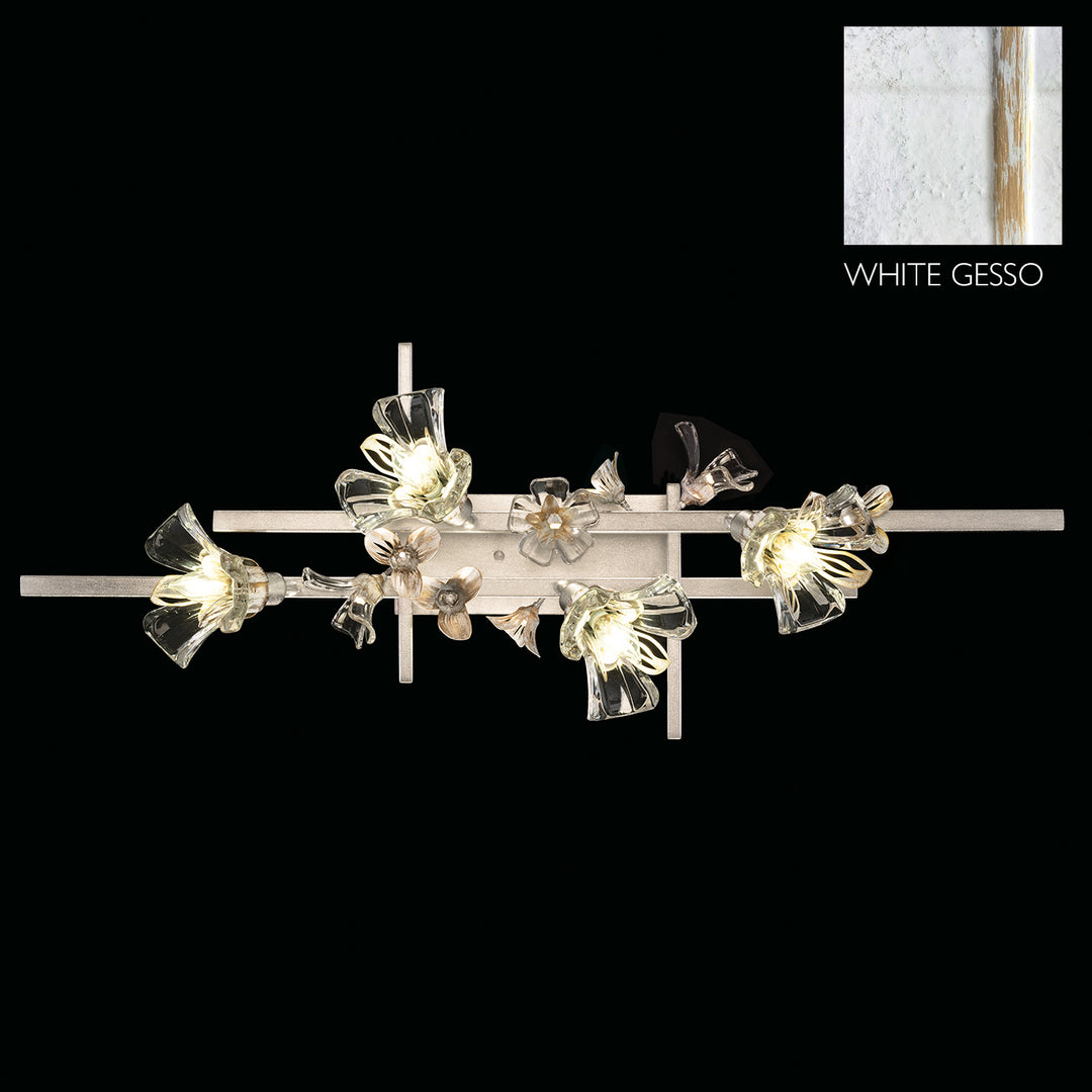 Fine Art Azu 916350-3ST Bath Vanity Light 37 in. wide - White