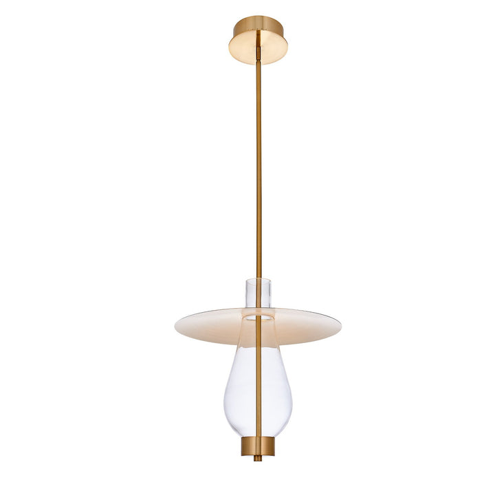 Kalco Hugo 517555WB Pendant Light - Winter Brass