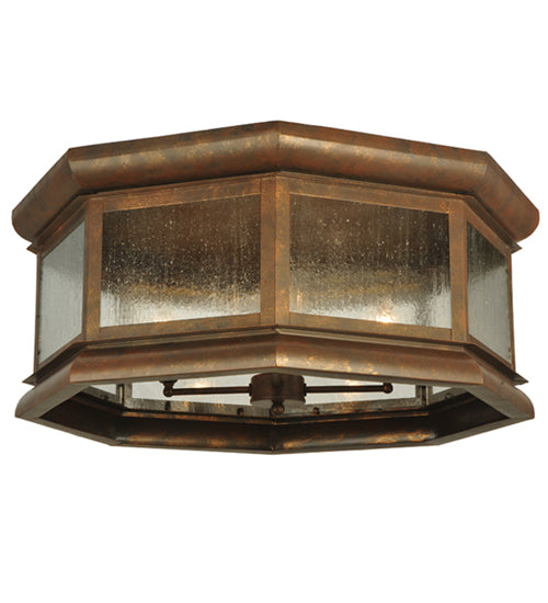 Meyda Tiffany Manchester 127123 Ceiling Light - Red Rust,Wrought Iron