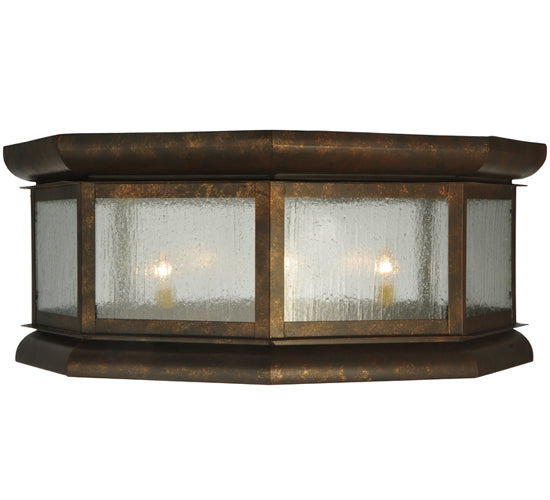 Meyda Tiffany Manchester 127123 Ceiling Light - Red Rust,Wrought Iron