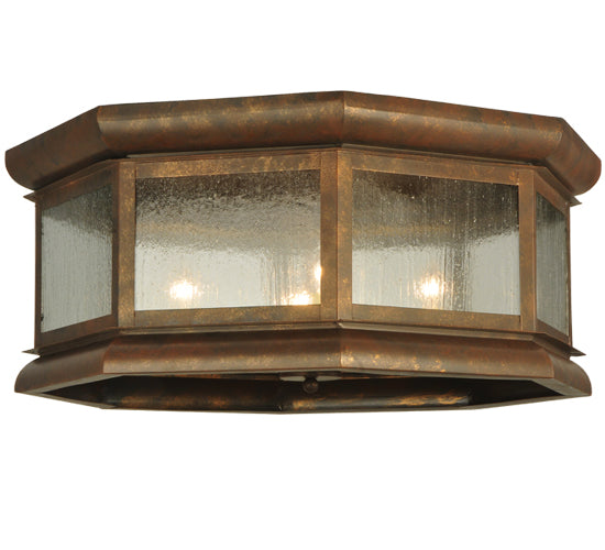 Meyda Tiffany Manchester 127123 Ceiling Light - Red Rust,Wrought Iron