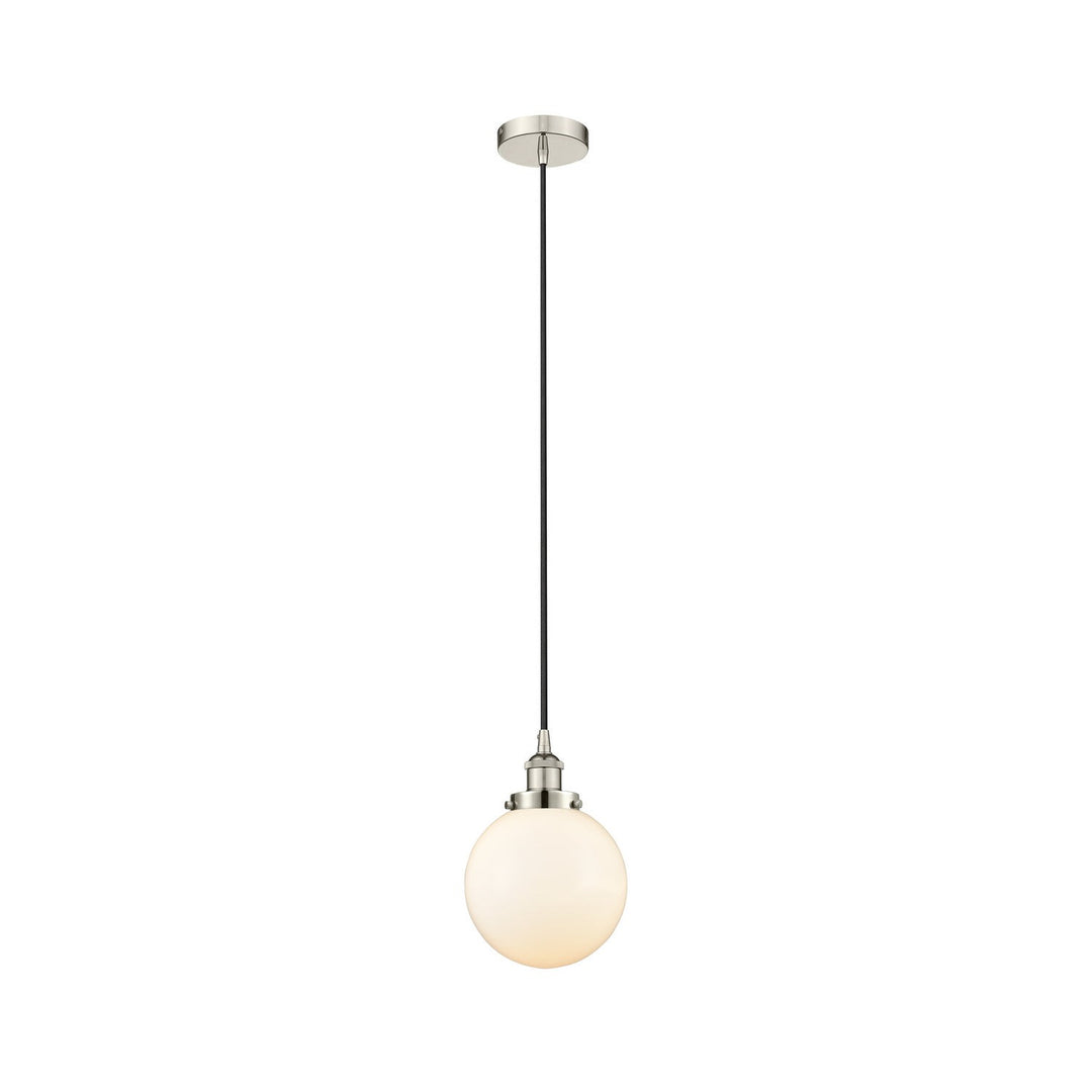 Innovations Edison 616-1PH-PN-G201-8-LED Pendant Light - Polished Nickel