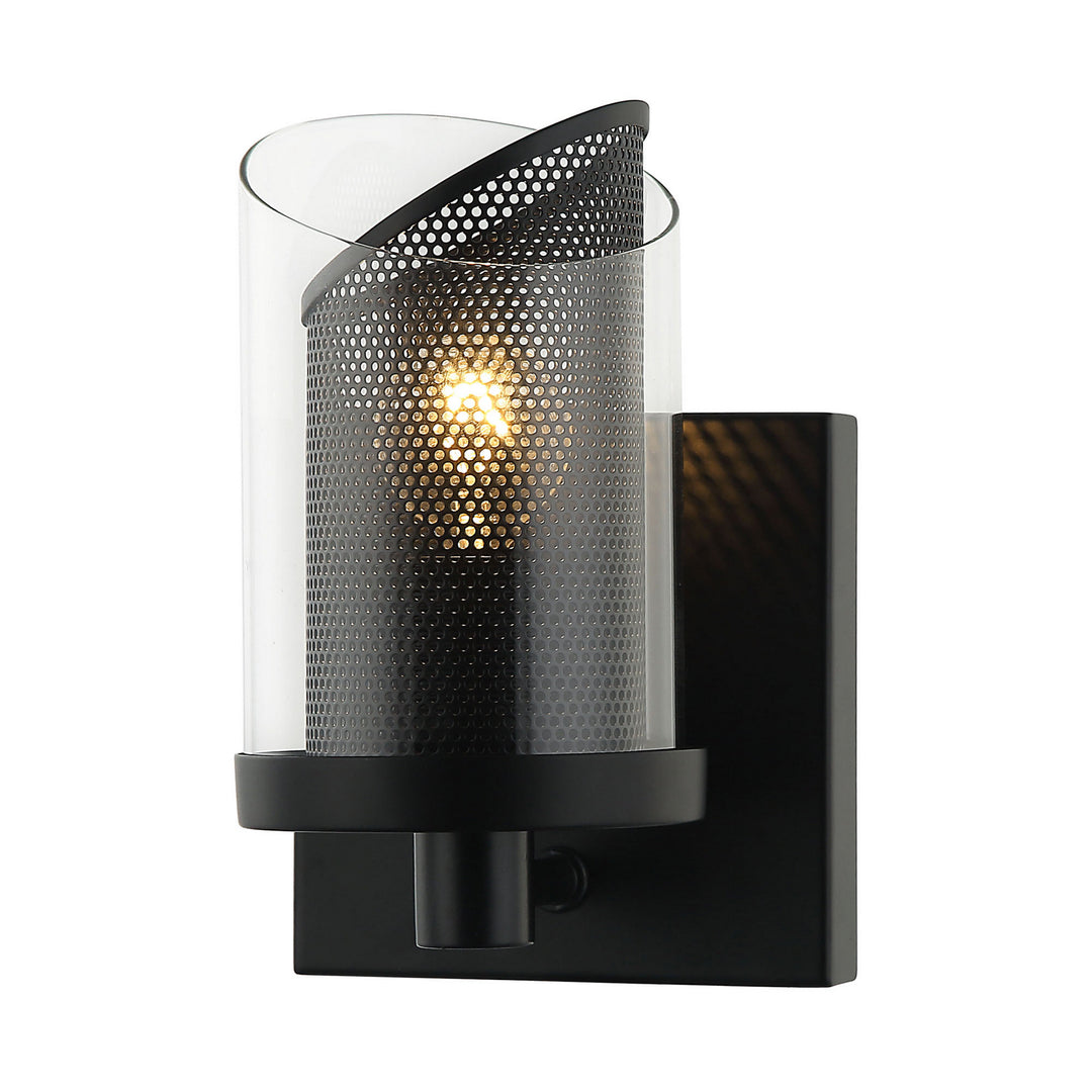 Varaluz So Inclined 246B01BL Wall Sconce Light - Black