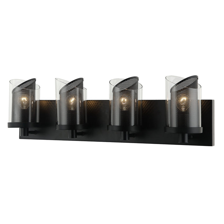 Varaluz So Inclined 246B04BL Bath Vanity Light 24 in. wide - Black