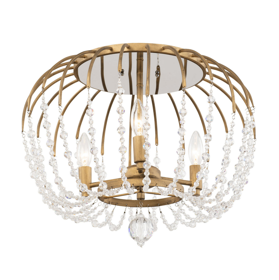 Varaluz Voliere 343S03HG Ceiling Light - Havana Gold