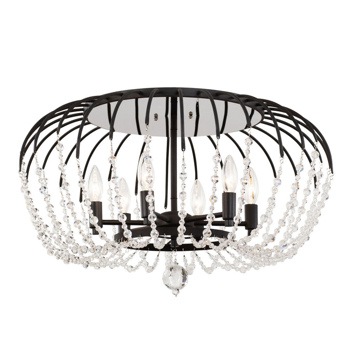 Varaluz Voliere 343S06MB Ceiling Light - Matte Black