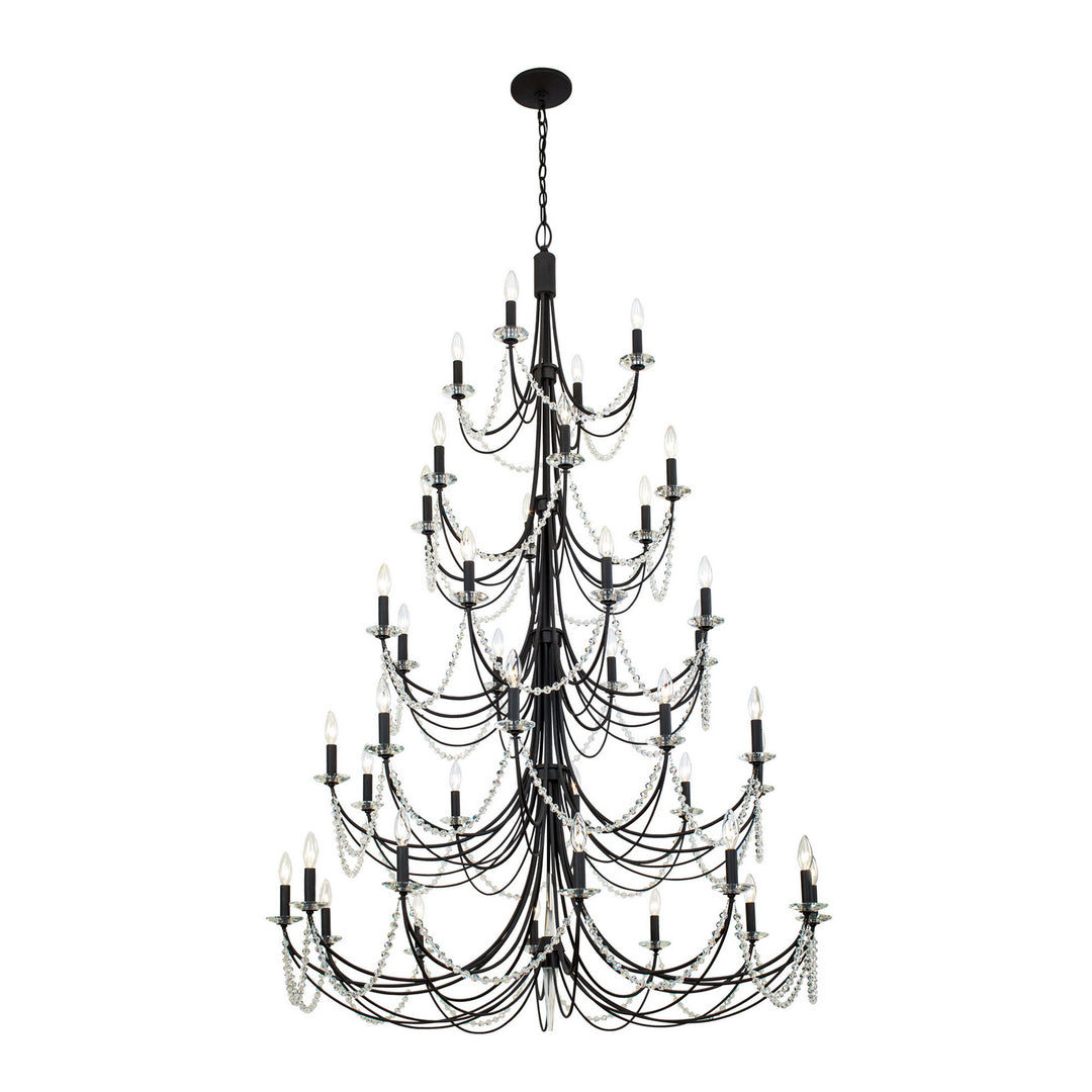 Varaluz Brentwood 350C40CB Chandelier Light - Carbon