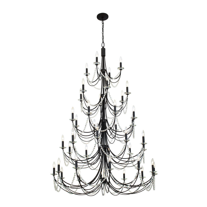 Varaluz Brentwood 350C40CB Chandelier Light - Carbon