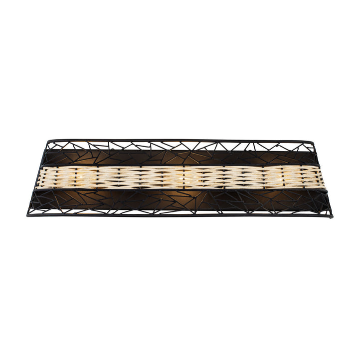 Varaluz Cayman 362B03BL Bath Vanity Light 24 in. wide - Black
