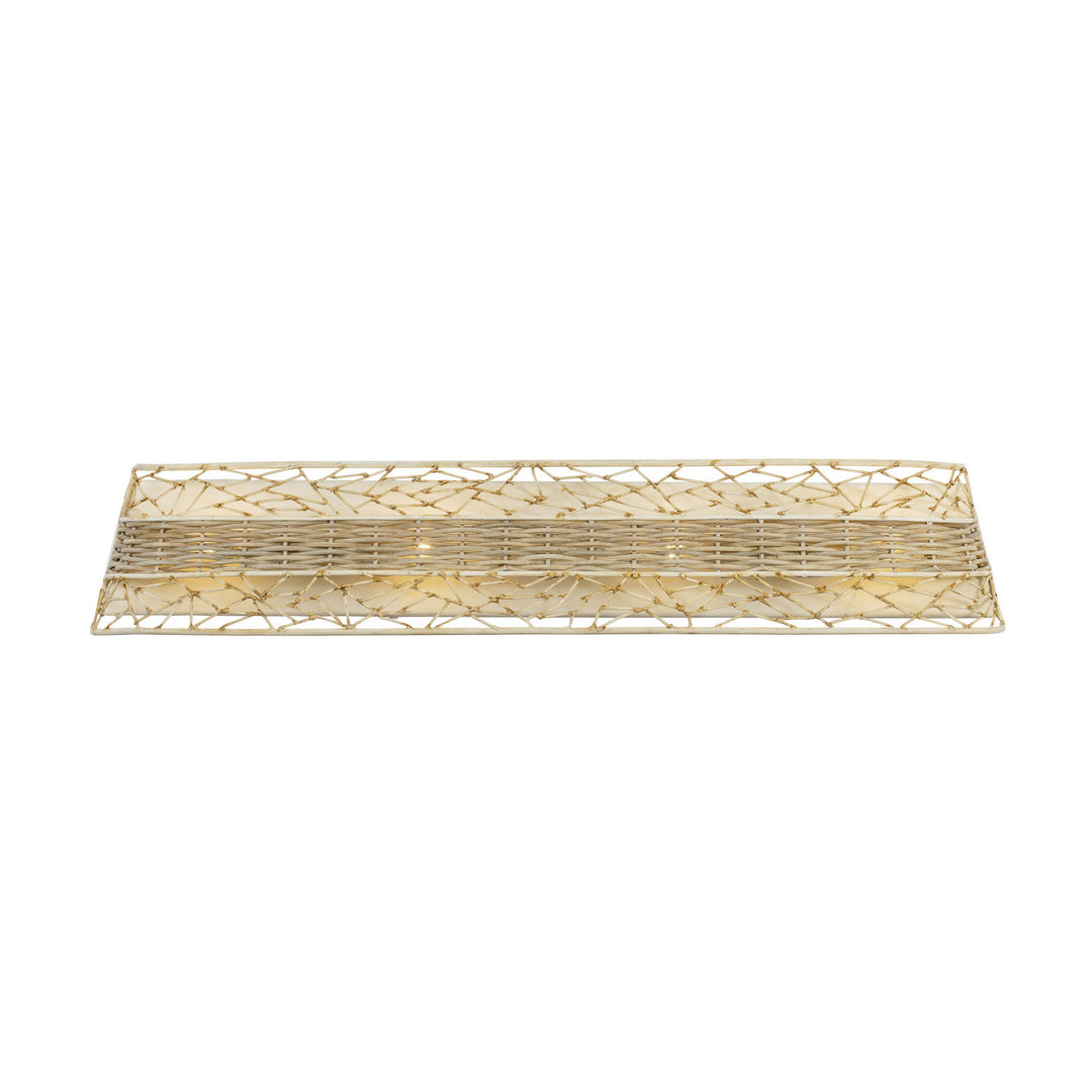 Varaluz Cayman 362B04CW Bath Vanity Light 32 in. wide - Country White