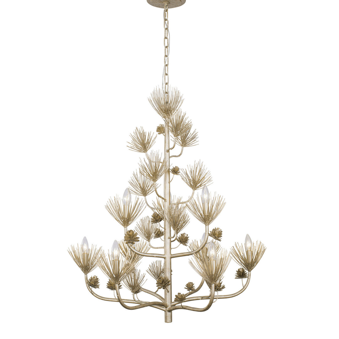Varaluz Pinion 365C09ZG Chandelier Light - Zen Gold