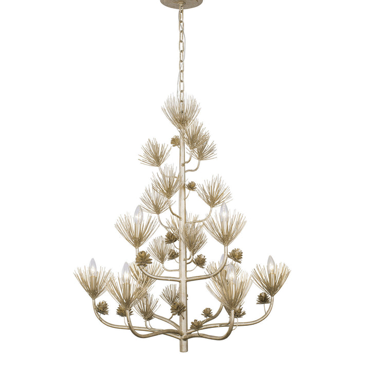 Varaluz Pinion 365C09ZG Chandelier Light - Zen Gold