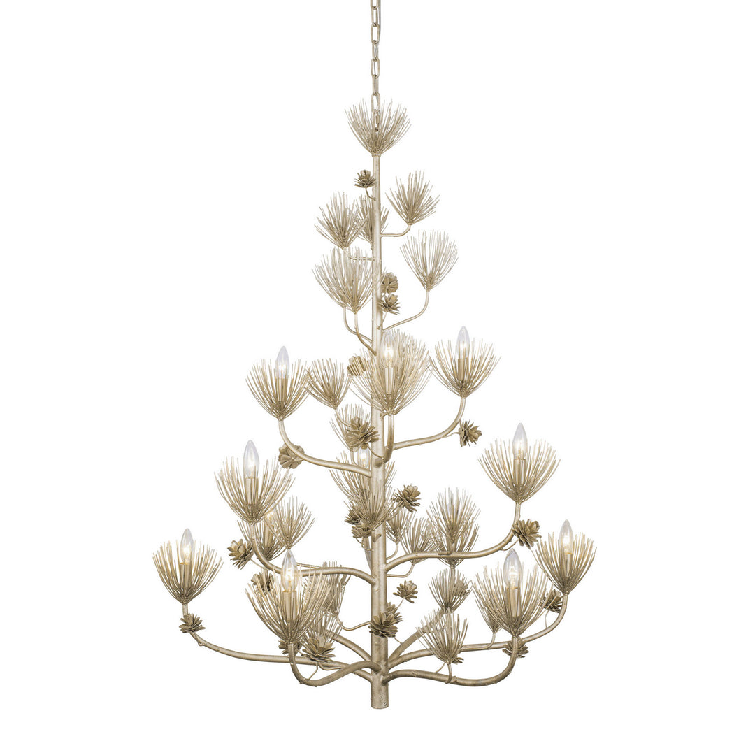 Varaluz Pinion 365C12ZG Chandelier Light - Zen Gold