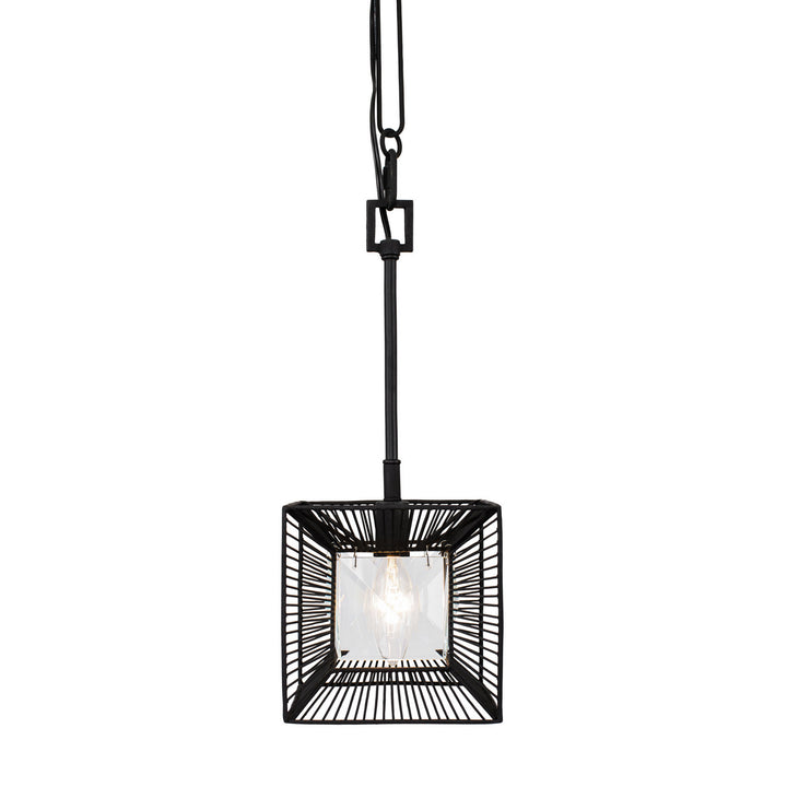 Varaluz Arcade 366M01CB Pendant Light - Carbon